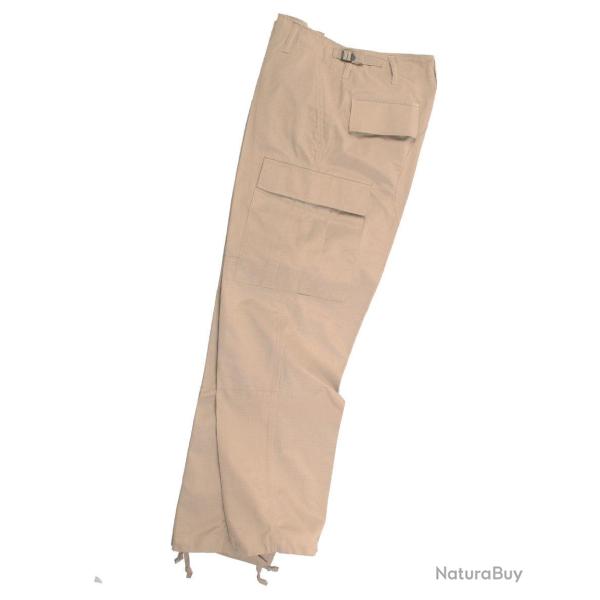Pantalon de terrain US BDU Teesar en ripstop de coton 220 g/m� - Beige / XL