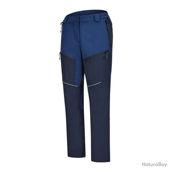 Pantalon de travail femme Haix Flextreme nylon �lasthanne - Bleu marine / Bleu / 48