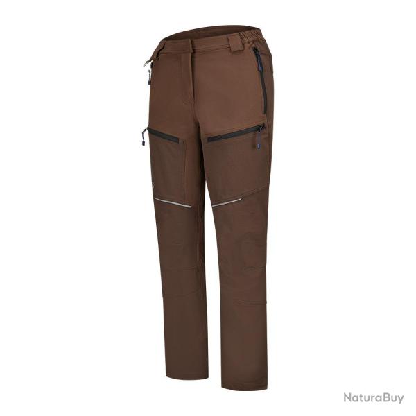Pantalon de travail femme Haix Flextreme nylon �lasthanne - Marron / Bois / 36