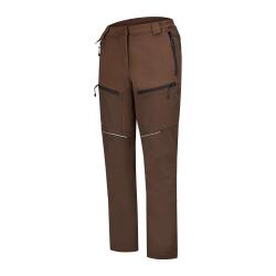 Pantalon de travail femme Haix Flextreme nylon &eacute;lasthanne - Marron / Bois / 76