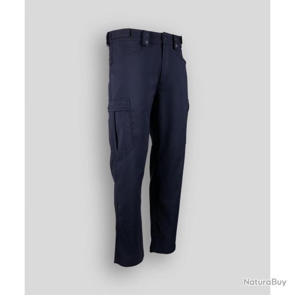 Pantalon droit FDO homme GK Professional 200 g/m� �lasthanne - Marine / 46