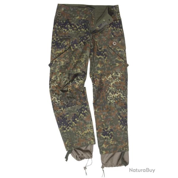 Pantalon Mil-Tec Kommando en ripstop coton polyester genoux - Flecktarn / L