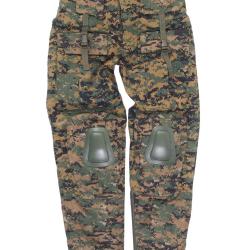 Pantalon tactique Mil-Tec Warrior en ripstop polycoton - Woodland / XL
