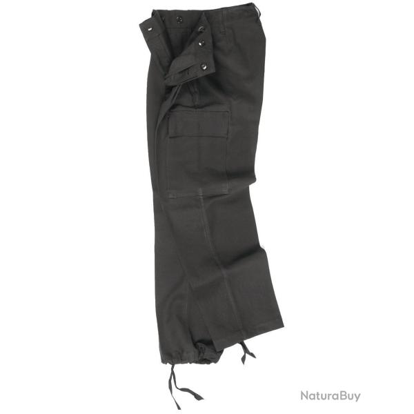 Pantalon tactique type Bundeswehr Mil-Tec en moleskine coton - Noir / 6