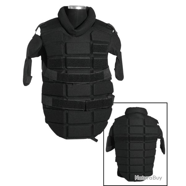 Pare-coups Mil-Tec Anti Riot en polyester � coques - Noir