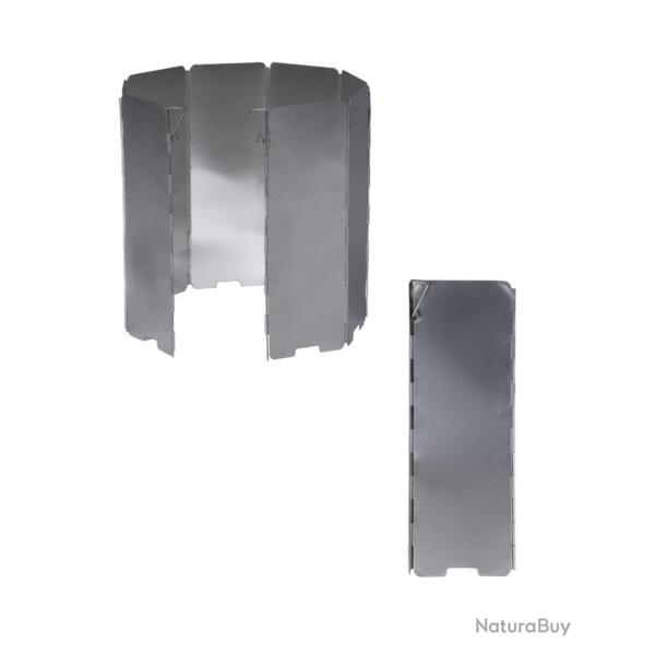 Pare-vent de r�chaud Mil-Tec en aluminium pliable 67 x 24 cm - Autre