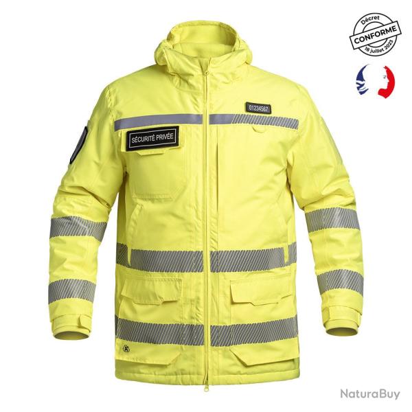 Parka A10 Equipment Hardshell S�CU-ONE WF 150 haute visibilit� - Jaune / L