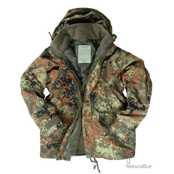 Parka de pluie Mil-Tec type ECWS en lamin� 3 couches - Vert olive / M
