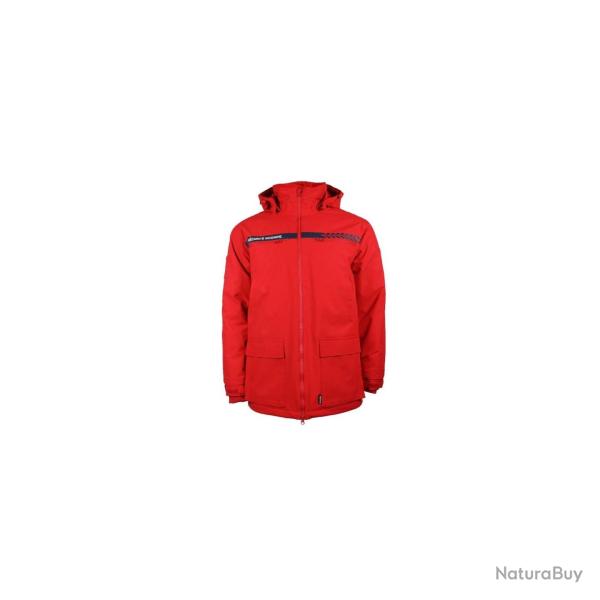 Parka de s�curit� incendie GK Safetek matelass�e imperm�able - Rouge / XL
