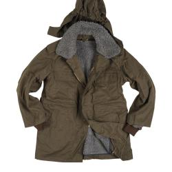 Parka M85 tch&eacute;coslovaque &agrave; capuche d'occasion - Vert olive