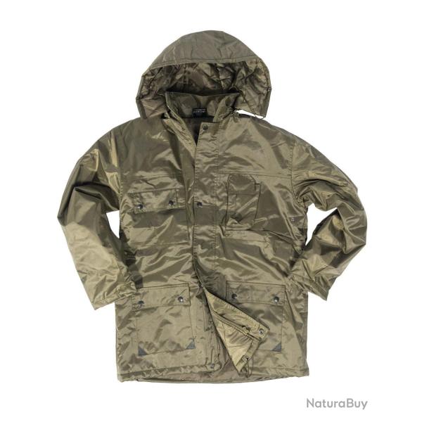 Parka Mil-Tec Dubon en polyester enduit PVC - Vert olive / M