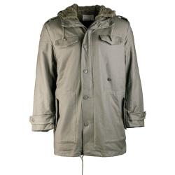 Parka Mil-Tec type Bundeswehr en coton satin impr&eacute;gn&eacute; - Vert olive / 58