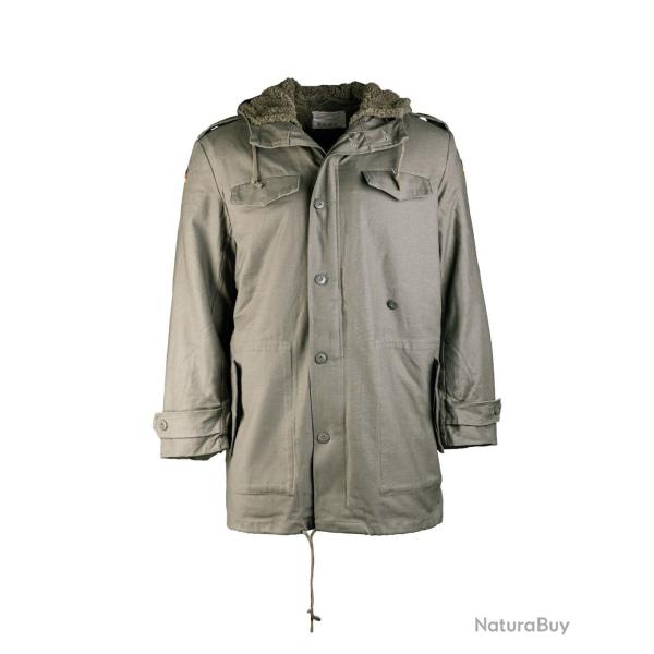 Parka Mil-Tec type Bundeswehr en coton satin impr�gn� - Vert olive / 60