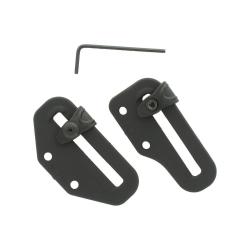 Passants de ceinture Rubber-Tech Radar 1957 fente 60 mm - Noir