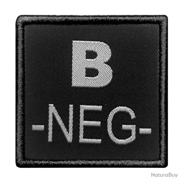 Patch groupe sanguin A10 Equipment brod� - Noir / B-