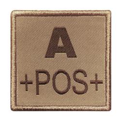 Patch groupe sanguin A10 Equipment brod&eacute; - Tan / A+