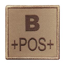 Patch groupe sanguin A10 Equipment brod&eacute; - Tan / B+