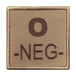 Patch groupe sanguin A10 Equipment brod&eacute; - Tan / O-
