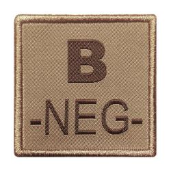 Patch groupe sanguin A10 Equipment brod&eacute; - Tan / B-