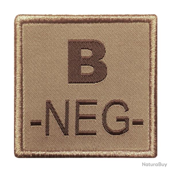 Patch groupe sanguin A10 Equipment brod� - Tan / B-