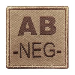 Patch groupe sanguin A10 Equipment brod&eacute; - Tan / AB-