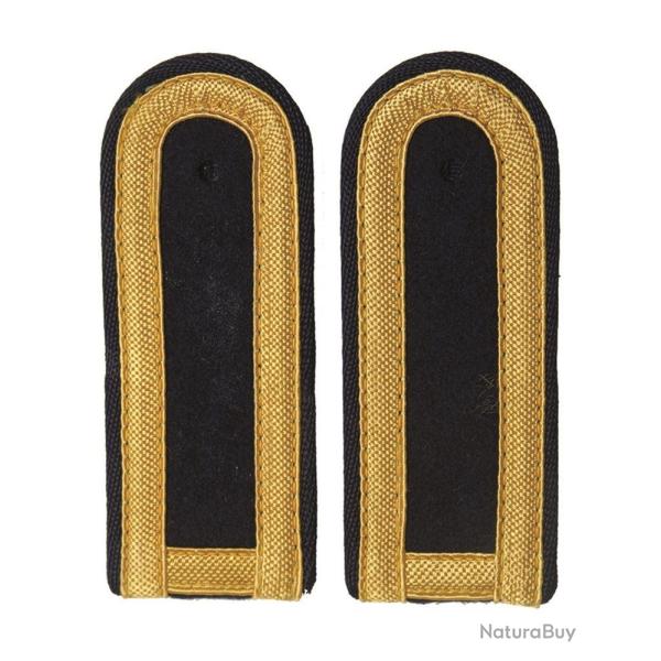Pattes d'�paule de la marine est-allemande, grade de Meister, stock - Noir