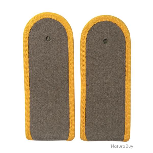 Pattes d'�paule de soldat est-allemandes, passepoil - Jaune