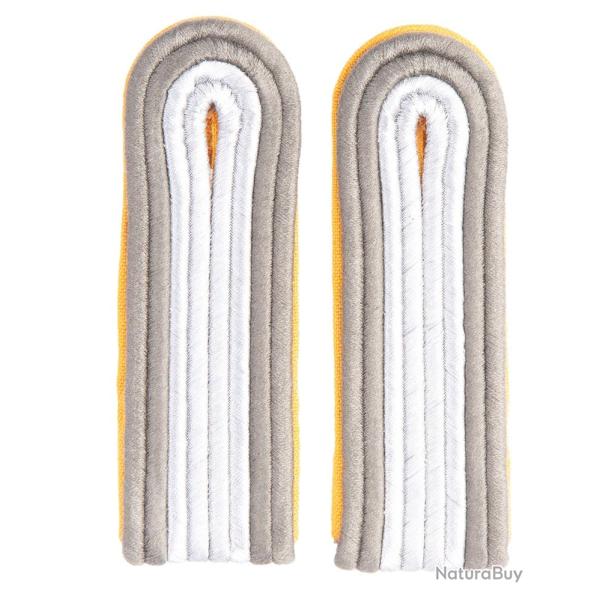 Pattes d'�paule du corps des F�hnriche est-allemand, passepoil - Jaune