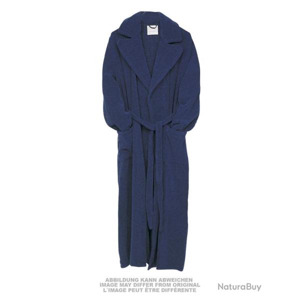 Peignoir de bain Bundeswehr en pur coton, stock ancien - Bleu