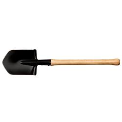 Pelle Cold Steel Trench Shovel acier Carbone double tranchant - Bois naturel