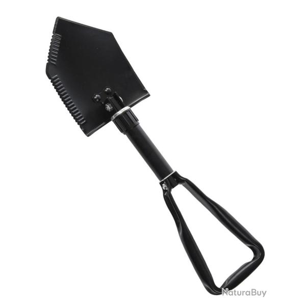 Pelle pliable type US Mil-Tec acier au carbone 2,5 mm - Noir
