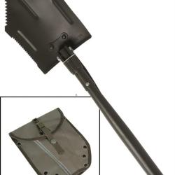Pelle pliable type US Mil-Tec avec pioche manche en bois 780 g - Autre