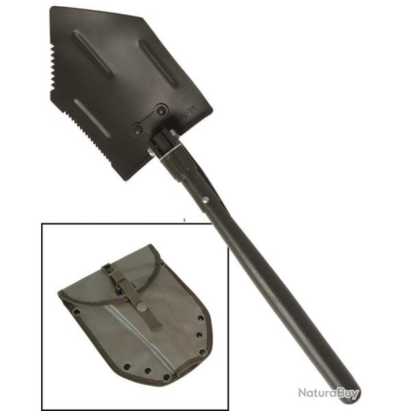 Pelle pliable type US Mil-Tec avec pioche manche en bois 780 g - Autre