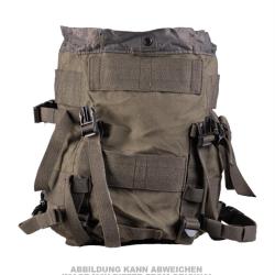 Petit sac &agrave; dos de l'arm&eacute;e autrichienne sans poche d'occasion, lot de 2 - Vert olive