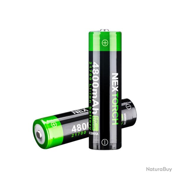 Pile Nextorch 21700 4800 mAh lithium-ion 3,6 V - Autre
