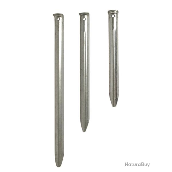 Piquet de tente Mil-Tec en acier 18 cm pour ancrage - Autre