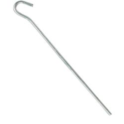 Piquet de tente Mil-Tec en acier 24 cm avec oeillet - Autre