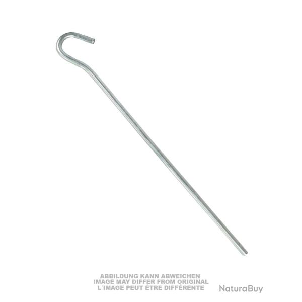 Piquet de tente Mil-Tec en acier 24 cm avec oeillet - Autre