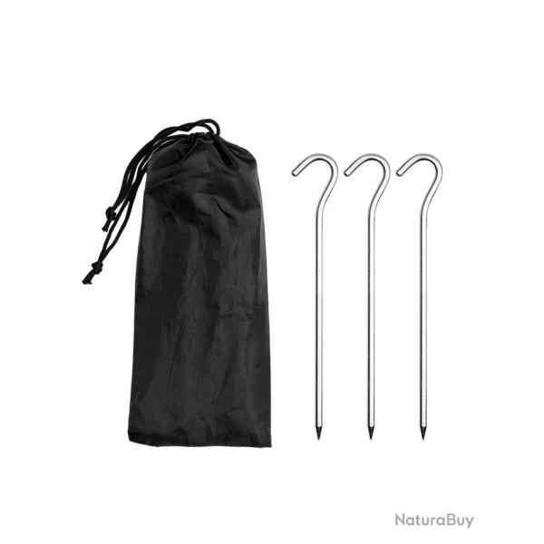 Piquets de tente Mil-Tec en aluminium 18 cm diam�tre 6 mm - Autre