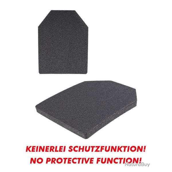 Plaques factices Mil-Tec en mousse XPE 33 x 25,5 cm 63 g - Noir