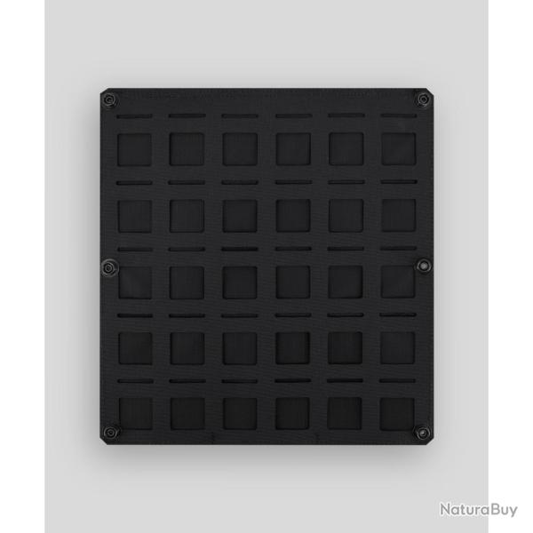 Plateforme MOLLE GK Professional � d�coupe laser 25 x 27 cm, six - Noir