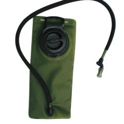 Poche &agrave; eau Mil-Tec 2,5 L en TPU avec tube &agrave; valve - Vert olive