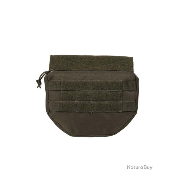 Poche ventrale Mil-Tec Drop Down MOLLE polyester enduit PVC - Vert olive / Taille unique