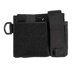 Pochette admin MOLLE Mil-Tec en polyester enduit - Noir