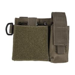 Pochette admin MOLLE Mil-Tec en polyester enduit - Vert olive
