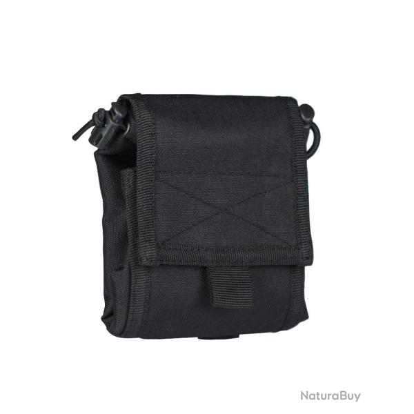 Pochette fourre-tout pliable Mil-Tec en polyester - Noir