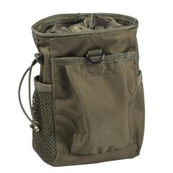 Pochette Mil-Tec Empty Shell MOLLE 14&times;7&times;20,5 cm polyester - Vert olive