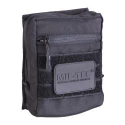Pochette multi-usages Mil-Tec 15 x 5,5 x 17,5 cm &agrave; dos - Noir