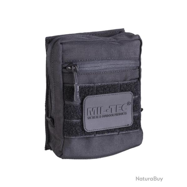 Pochette multi-usages Mil-Tec 15 x 5,5 x 17,5 cm � dos - Noir