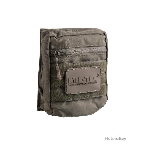 Pochette multi-usages Mil-Tec 15 x 5,5 x 17,5 cm � dos - Vert olive
